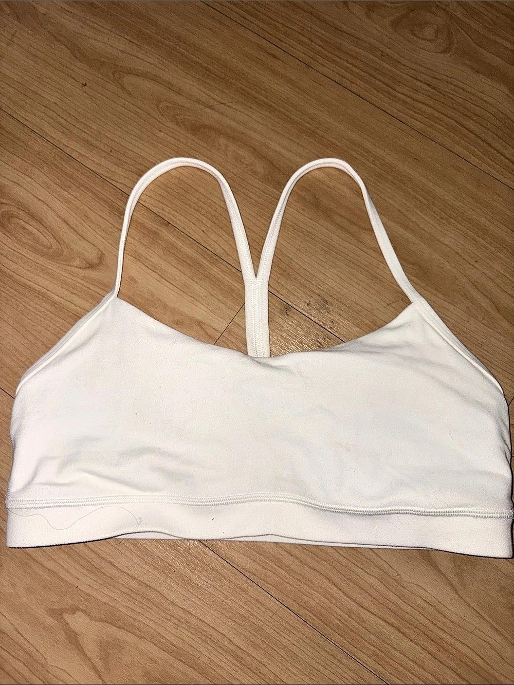 lululemon Free to Be Bra - Wild White Sports Bra